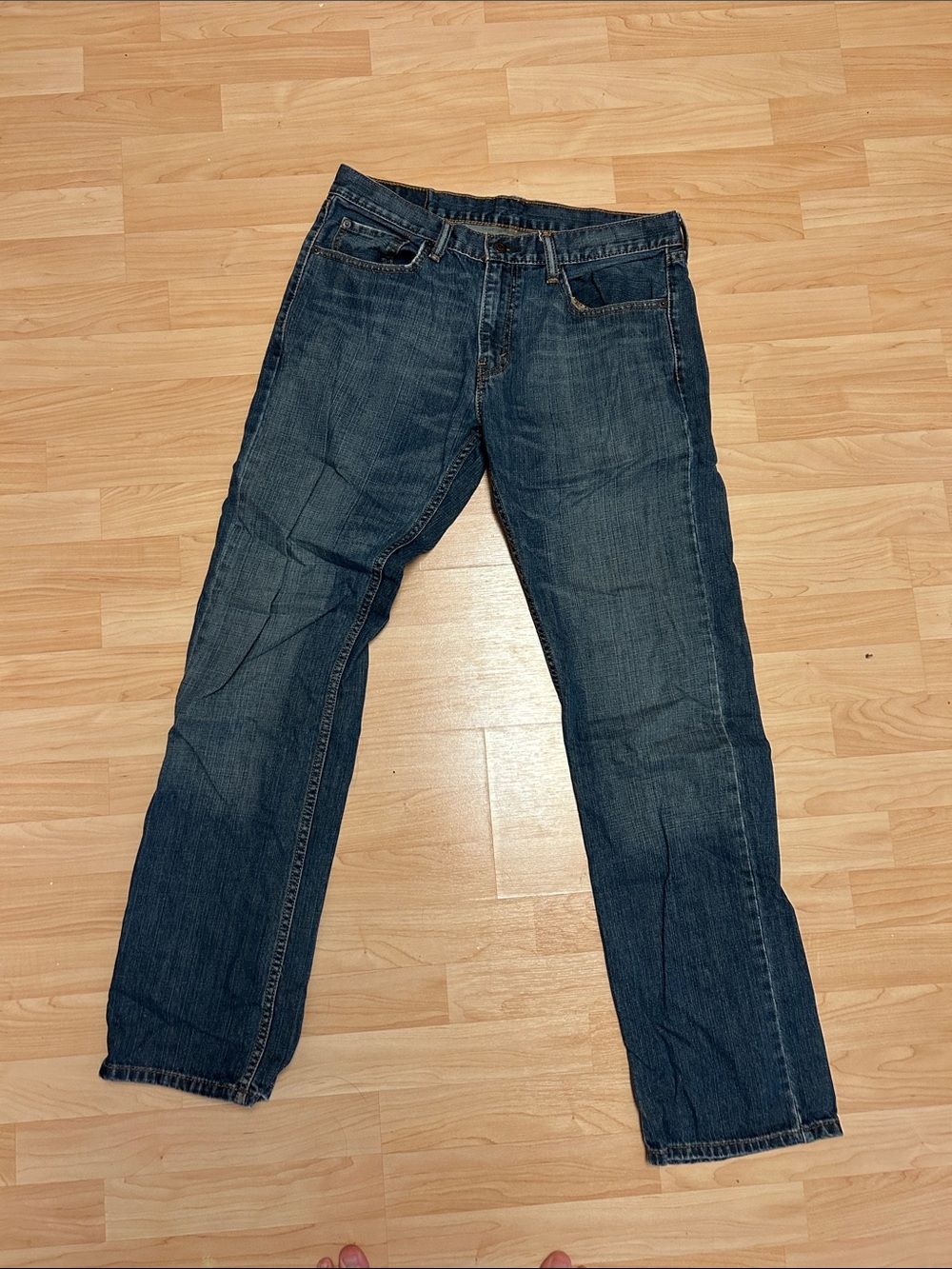 Levi's Men's Indigo Straight-Leg Jeans 32x34